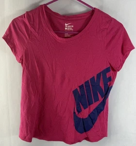 The Nike Tee Damen Pink Big Logo T-Shirt Gr. Large - Bild 1 von 5