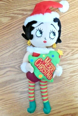 NWOT Sugar Loaf 2012 "Betty Boop" Holding a Christmas Tree 16" Doll - Image 1 of 4