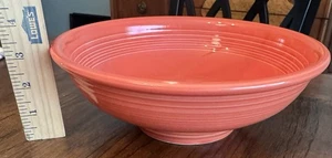 FIESTA HOMER LAUGHLIN Persimmon Pedestal Bowl 9.5” 64oz. Mixing/Serving Bowl - Picture 1 of 7