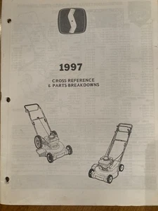 Shop Used Southland Walk Mower 1997 Cross Reference & Parts Breakdowns 23 Pages - Picture 1 of 2