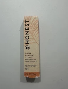 Bálsamo labial hidratante vegano tintado Honest Beauty, naranja sangre - Imagen 1 de 2