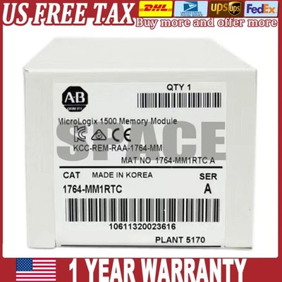 1764-MM1RTC Memory Module 1764MM1RTC NEW Sealed in Box US Free Tax - Image 1 of 4