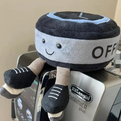 Jellycat Amuseables Sports Ice Hockey Puck Soft Plush Toy Stuffed Doll Best Gift - Image 1 of 4