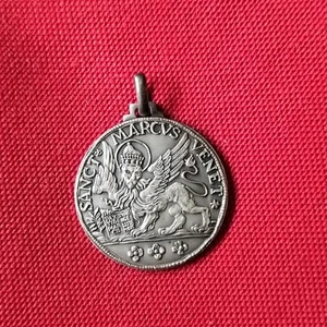 VENEZIA LEONE SAN MARCO UGLAE MEDAGLIA ARGENTO 1974 NOMINATIVA (MM.28) #MD290 - Imagen 1 de 2