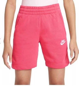 Nike All Kids Fit Sportswear Club Fleece French Terry Shorts, Aster Pink/white S - Picture 1 of 5
