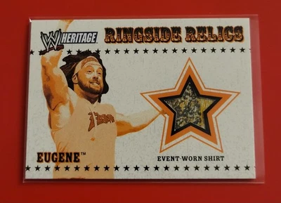 2005 Topps WWE Heritage Ringside Relica Eugene Event Worn Shirt 1:214 Packs - Image 1 of 2