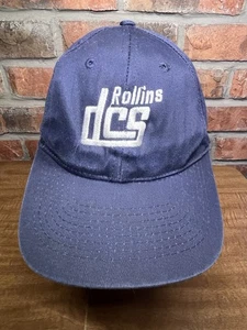 Vintage Rollins DCS Trucking Topper’s Navy Blue Snapback Hat - Picture 1 of 7