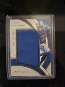 2022 Panini Immaculate D’Andre Swift Standard Jersey Patch 30/49 Detroit Lions - Picture 1 of 2