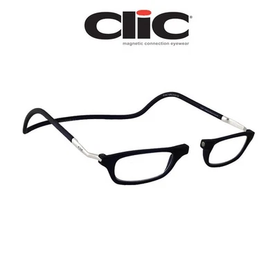 Reading Glasses Clic Frosted Black XL Hoya Lens 100% Authentic Clic Products - Image 1 of 4