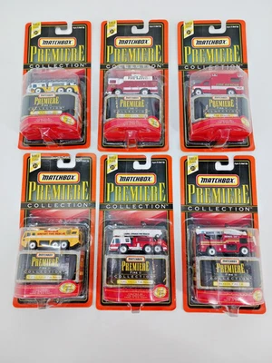 1997 Matchbox Premiere Collection Fire II Series 21 Complete Entire Set Sealed - Image 1 of 4