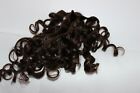 Human Hair Rooting Reborn Babies Toddlers Curl Brown Curly Gold NOT Mohair 