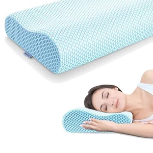Memory Foam Neck Support Pillow with Personalized Height for All Sleep Styles - Picture 1 of 11