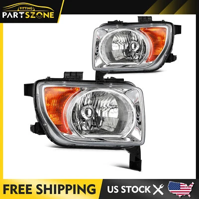 Conjunto de faros para Honda Element 2003-2008 carcasa cromada izquierda+derecha izquierda+derecha Foto 1 de 4