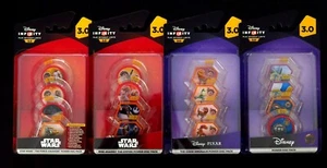 Disney Infinity 3.0 Star Wars Empire Tomorrowland Good Dinosaur 4 Disc Packs - Picture 1 of 2