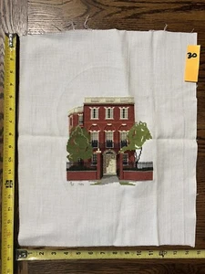Vintage House Charleston SC Nadelspitze Gobelin Baum fertig - Bild 1 von 2