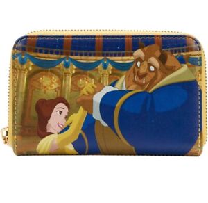 Loungefly DISNEY Beauty and the Beast Belle Princess Scene Zip Around Wallet