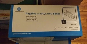 Konica Minolta schwarzer Toner, PagePro 8,1100,1200,1710399-002, neu im versiegelten Karton - Bild 1 von 2