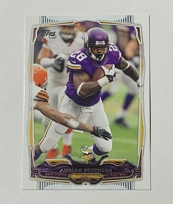 2014 Topps Adrian Peterson #51 Minnesota Vikings - Image 1 of 2