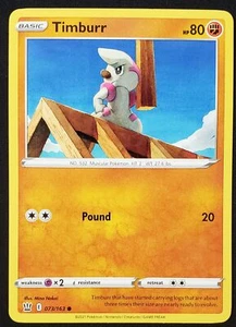 Timburr Pokémon TCG Sword & Shield - Battle Styles 073/163 Common Near Mint - Picture 1 of 2