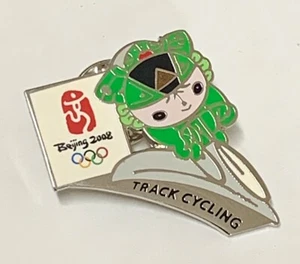 2008 Peking Olympia Bahn Radfahren Pin Maskottchen Anstecknadel - Bild 1 von 4