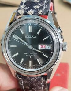 38.5MM VINTAGE SEIKO SEIKO BELL MATIC 4006 27J SS AUTOMATIC JAPAN MENS WATCH