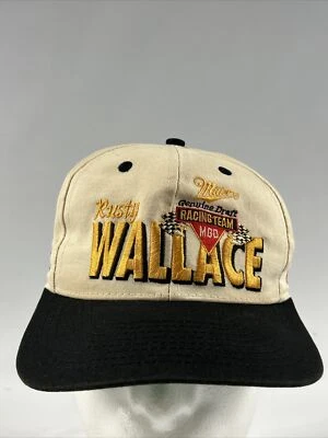 Gorra Nascar de colección espalda a presión oxidada Wallace Winston Cup #2 MGD Racing para hombre Foto 1 de 4