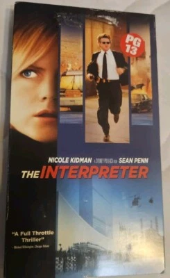 The Interpreter VHS Movie 2002 Nicole Kidman & Sean Penn Vintage Estate Item  - Image 1 of 4