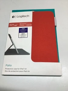 Logitech Red Protective Case for iPad Air ~ Brand New! - Picture 1 of 4