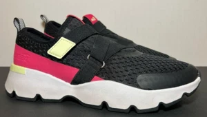 AVIA Easy On Walking Sneakers Women's Size 8 Black Adjustable Hook & Loop Strap - Picture 1 of 6
