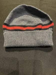 GUCCI WEB STRIPE ITALY MADE BEANIE CAP KIDS HAT M MEDIUM CHILDRENS GG AUTHENTIC - Picture 1 of 18