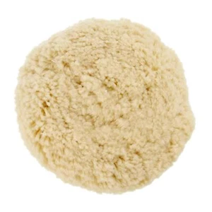 8"Wool Double Sided Buffing Pad 2-Sided Compound Cutting Polishing 5/8-11 Thread - Picture 1 of 5