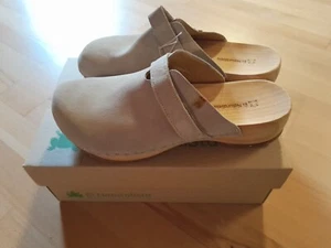 El Naturalista Holz Clog, Pantolette, Echt Wildleder, Gr. 40, Neu m. Karton - Bild 1 von 5