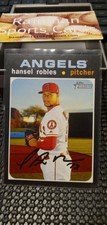 2020 Topps Heritage # 375 Hansel Robles Los Angeles Angels