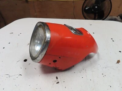1970 U5 U7E Yamaha Scooter Headlight, Bucket & Gauges (8,195 miles) - Image 1 of 4