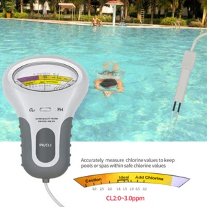 Light Weight Ph Cl2 Tester With Probe Test Ph Value Chlorine (Cl2) Content Water - Imagen 1 de 5