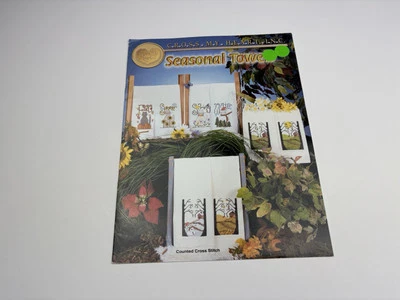 Cross My Heart Seasonal Towels Counted Cross Stitch Pattern 2R - Image 1 of 3