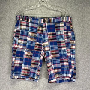 Brooks Brothers Shorts Herren 36 blau Patchwork Madras kariert Preppy Sommer - Bild 1 von 8