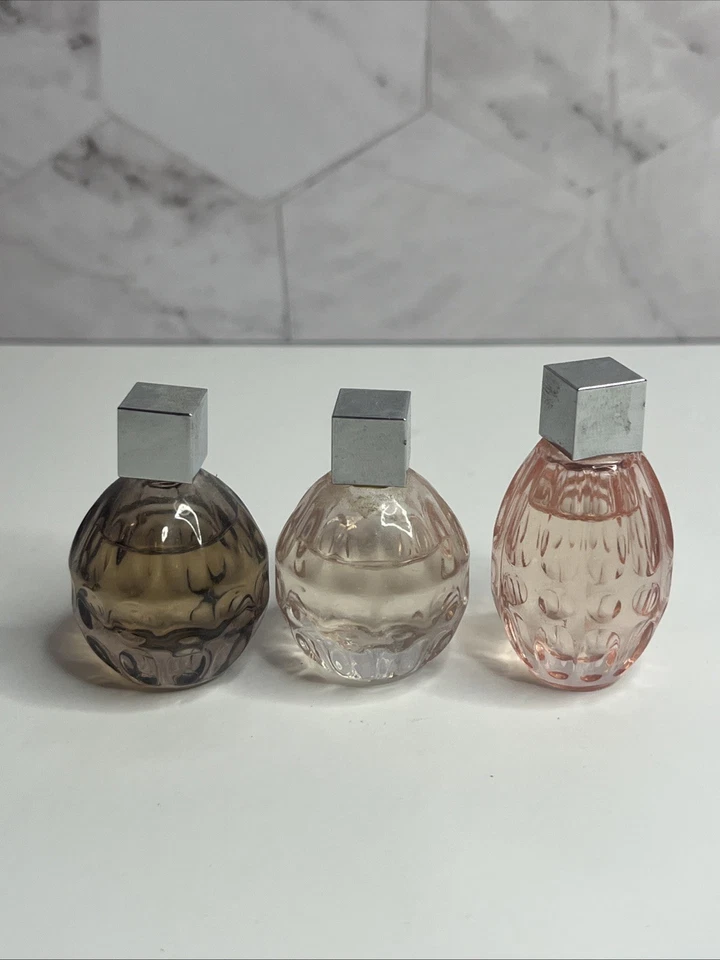 Lote de 3 JIMMY CHOO por JIMMY CHOO Miniatura 0.15 OZ EDP Mini Splash Perfume Foto 1 de 1