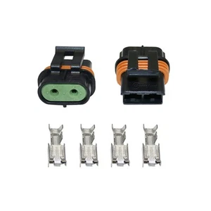 OEM DELPHI Pair LT1 LS1 Camaro Corvette COOLING FAN WIRING CONNECTOR TERMINALS - Bild 1 von 6
