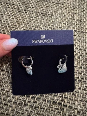 Swarovski Ohrringe Federn Silber Iconic Swan ***NEU*** OVP - Bild 1 von 4