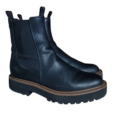 Botas Chelsea Sam Edelman Laguna Para Mujer Talla 7M Negras Góticas Góticas Formales Oficina Foto 1 de 4