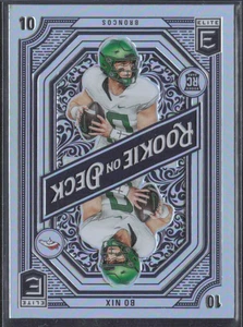 2024 Donruss Elite Rookie on Deck #6 Bo Nix - Denver Broncos - MINT - Bild 1 von 2