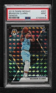 2019-20 Panini Mosaic Rookies Genesis Prizm Brandon Clarke PSA 9 MINT Rookie RC - Picture 1 of 3