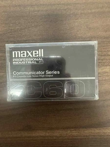Maxell C60 Communicator Series Blank Audio Cassette Tape Brand New - Picture 1 of 3