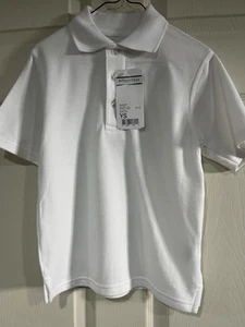 New Flynn & O'Hara Uniform School Short Sleeve Polo Shirt Youth Small NWT - Picture 1 of 4