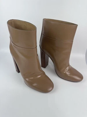 Chloe Tan High Heel Ankle Boots Size 38 Made In Italy  - Image 1 of 4