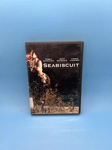 Seabiscuit DVD 2003 Movie Tobey Maguire Jeff Bridges Chris Cooper Region 1 Drama - Picture 1 of 3
