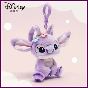 Hot Kawaii Disney Stitch Angelo Peluche Peluche Viola Anime Bambola Lilo&Stitch - Foto 1 di 26