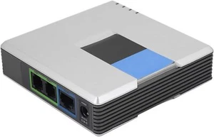Linksys PAP2T VOIP Gateway 2 Ports Internet Telefon Sprachadapter SIP RJ45 Kabel - Bild 1 von 8