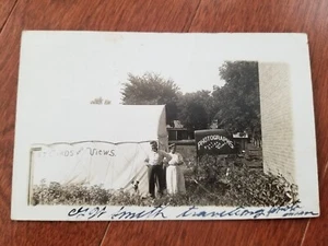 Great 1913 Traveling Photographer Ledyard Iowa Real Photo Postcard RPPC - Picture 1 of 8